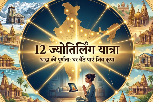 12 ज्योतिर्लिंग यात्रा: सम्पूर्ण मार्गदर्शन, पूजा विधि, लाभ और घर बैठे पूजा विकल्प | Jyotirling.com